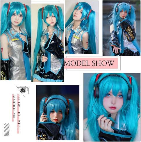 Ebingoo Blonde Wig for Girls with Two Ponytails Sailor Moon Wig + Wig Cap Long Blonde Pigtails Wigs with Buns for Women Cosplay Wig for Halloween Costume Party in Kuwait