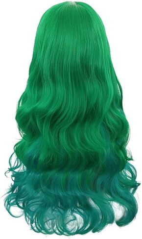 Curly Cosplay Wig Long Hair Heat Resistant Spiral Costume Wigs Anime Fashion Wavy Curly Cosplay Daily Party Black 32" 80cm in Kuwait