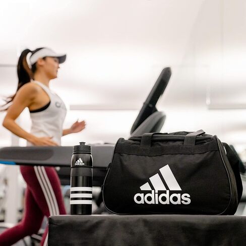 adidas Diablo Small Duffel Bag, Intense Pink/Black, One Size in Saudi Arabia