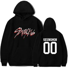 KPOP Stray Kids Hoodie Go Sweater Hyujin I.N Jisung Woojin Sweatshirt for Women Men