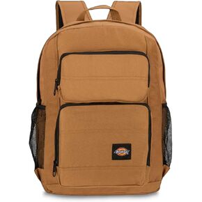 حقيبة ظهر Dickies Tradesman ذات سعة كبيرة للغاية وشعار مقاومة للماء حقيبة يومية كاجوال للسفر تناسب أجهزة الكمبيوتر المحمول مقاس 15.6 بوصة (بطة بنية) in Saudi Arabia