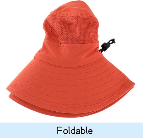 قبعة Connectyle Kids Sun Hat بعامل حماية من الأشعة فوق البنفسجية 50+ قبعة صيفية للشاطئ بحافة واسعة قابلة للتعديل in Saudi Arabia