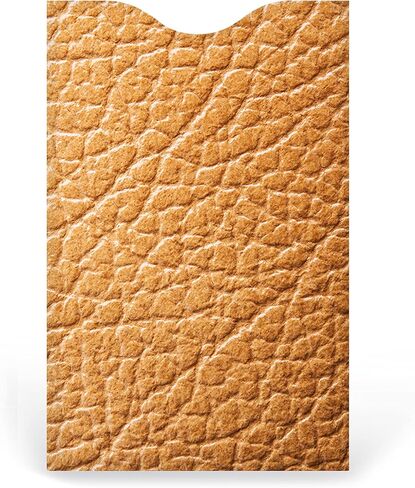 حامل بطاقات الائتمان RFID Blocking Sleeve (مجموعة من 6) - نمط جلد in Kuwait