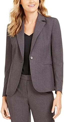 Anne Klein Women's Notch Collar One Button Blazer in Saudi Arabia