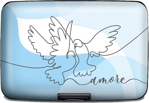 حافظة بطاقة الائتمان Monarque Armored Wallet مع حماية RFID من سرقة البيانات (Art Glass Cupids Dart) in Kuwait