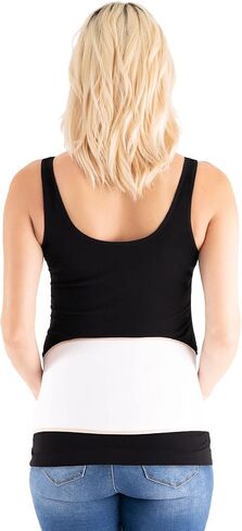 Belly Bandit Upsie Belly Pregnancy Support Band | Maternity Belly Support for Hips and Lower Back Relief, Adjustable Fit with Anti-Dig Closure, Large, Cream in Saudi Arabia