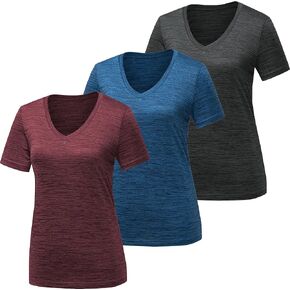 BALENNZ Workout Shirts for Women, Moisture Wicking Quick Dry Active Athletic Women's Gym Performance T Shirts in Saudi Arabia