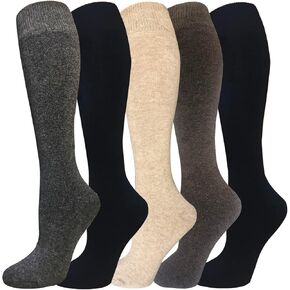 Warm Knee High Socks for Women-Thermal Cotton Socks for Hiking,Work,Winter,Gifts in Saudi Arabia