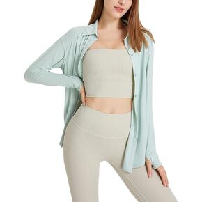Tikwek Long Sleeve Shirts for Women Sun Protection Clothing Women's UPF50+ Workout Tops