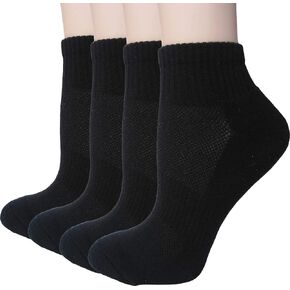 FORMEU Women's Moisture Wicking Athletic Low Cut Ankle Cotton Socks Cushion or Non Cushion Comfortable 4/6/10 Pairs