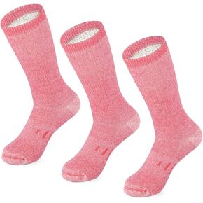 MERIWOOL Merino Wool Hiking Socks for Men and Women – 3 Pairs Midweight Cushioned – Warm n Breathable