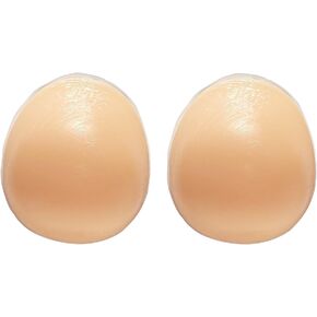 HIPLAYGIRL Concave Breast Forms - Round Bra Inserts Silicone Breast Prosthesis Padding Enhancers