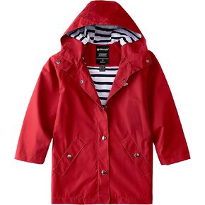 Wantdo Kid Boys & Girls' Rain Jacket Lightweight Windbreaker with Hood Waterproof Packable Rain Coat