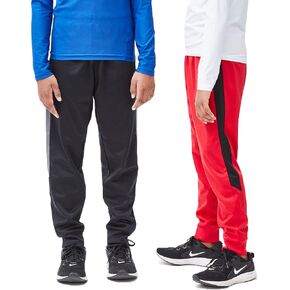 DEVOPS Boys Active Performance Workout Athletic Training Pants [2 Pack] in Saudi Arabia