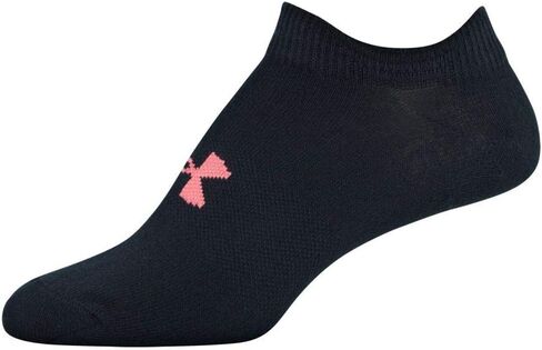 Under Armour Women's Essential 2.0 Lightweight No Show Socks, 6-Pairs , Black Assorted , Medium in Kuwait