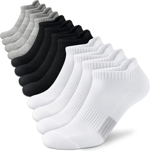 جوارب Amutost Ankle Socks النسائية الرياضية المريحة للجري بدون جوارب مبطنة 3-6 أزواج in Kuwait