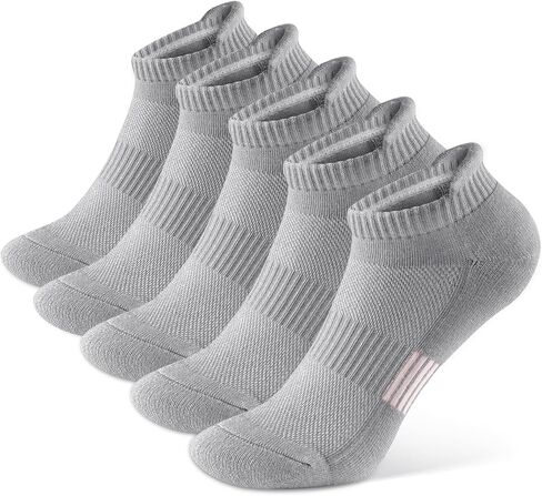 جوارب Amutost Ankle Socks النسائية الرياضية المريحة للجري بدون جوارب مبطنة 3-6 أزواج in Kuwait