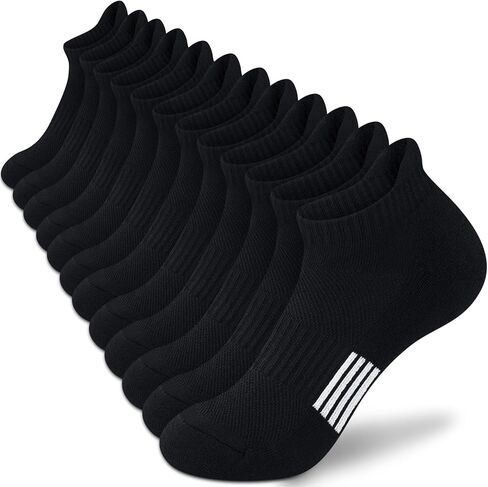 جوارب Amutost Ankle Socks النسائية الرياضية المريحة للجري بدون جوارب مبطنة 3-6 أزواج in Kuwait