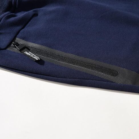 JustSun Mens Shorts Casual Sports with Elastic Waist Zipper Pockets in Kuwait