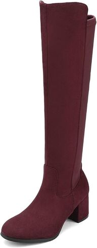 DREAM PAIRS Women's Knee High Stretchy Fashion Boots in Kuwait