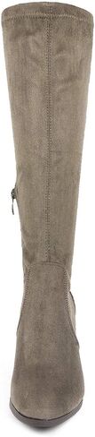 DREAM PAIRS Women's Knee High Winter Fall Tall Riding Boots | Faux Fur-Lined Side Zipper Flat Comfortable Knee High Winter Boots Fall Tall Buckle Boots in Saudi Arabia