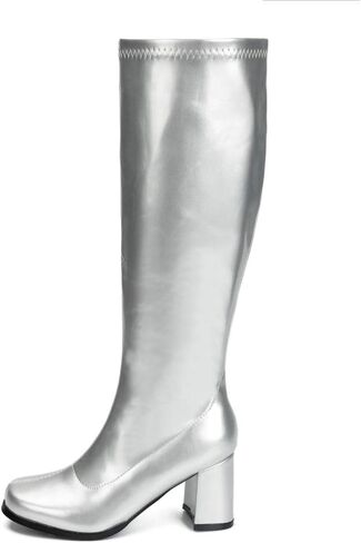 LIURUIJIA Women's Go Go Boots Over The Knee Block Heel Zipper Boot in Kuwait