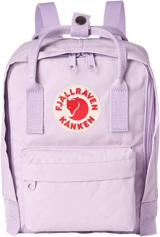 حقيبة ظهر Fjallraven Kanken صغيرة للنساء، لون باستيل لافندر، أرجواني، مقاس واحد in Kuwait