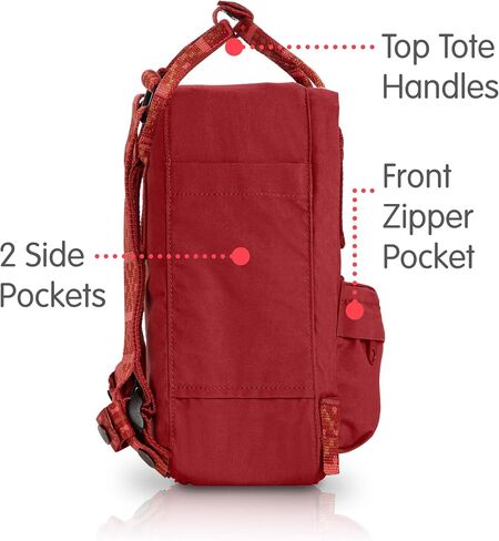 حقيبة ظهر Fjallraven Kanken صغيرة للنساء، لون باستيل لافندر، أرجواني، مقاس واحد in Kuwait