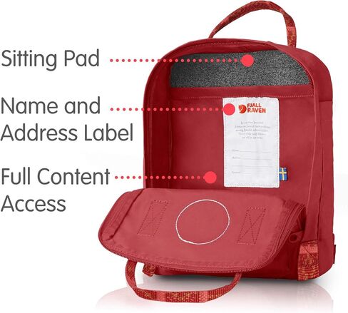 حقيبة ظهر Fjallraven Kanken صغيرة للنساء، لون باستيل لافندر، أرجواني، مقاس واحد in Kuwait