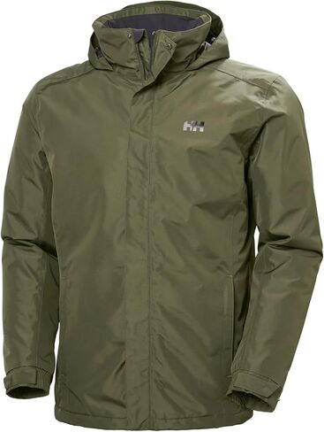 Helly Hansen Men's Waterproof Dubliner Insulated Jacket with Packable Hood for Cold Weather in Kuwait