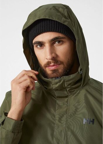 Helly Hansen Men's Waterproof Dubliner Insulated Jacket with Packable Hood for Cold Weather in Kuwait