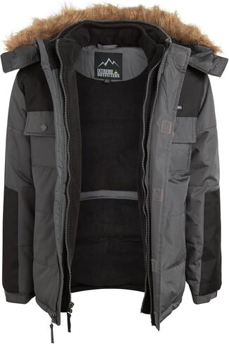 Boys Snowsuit Set - 2 Piece Heavyweight Insulated Ski Jacket and Snow Pants Overall Bibs for Boys (Sizes: 4-18) in Kuwait