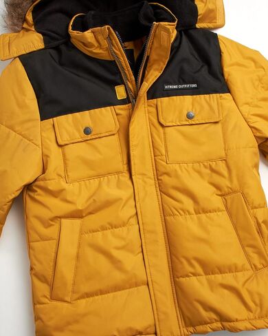 Boys Snowsuit Set - 2 Piece Heavyweight Insulated Ski Jacket and Snow Pants Overall Bibs for Boys (Sizes: 4-18) in Kuwait