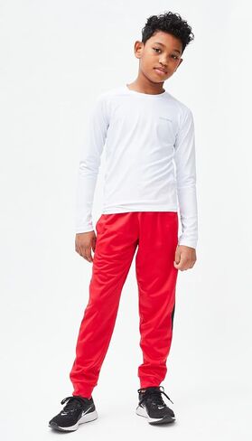 DEVOPS Boys Active Performance Workout Athletic Training Pants [2 Pack] in Kuwait