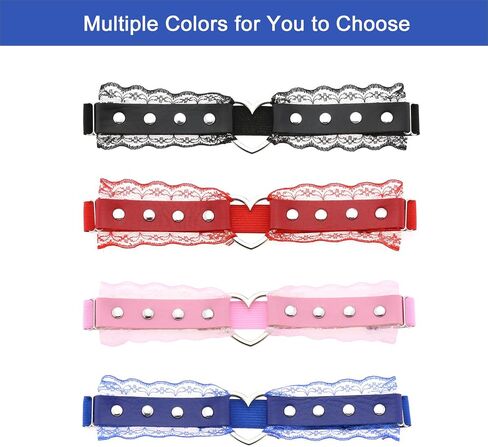 alisikee 2Pcs Adjustable Lace Heart-Shaped Thigh Garter, Elastic Leg Garters for Women in Kuwait
