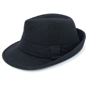 Classic Manhattan Fedora Hat for Men - Unisex Classic Trilby Felt Panama Cap (M-L) in Kuwait