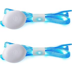 Syhood LED Light Up Shoe Laces Nylon LED Shoelaces with Flashing Shoe Laces for Party Favors Hip-hop Dancing