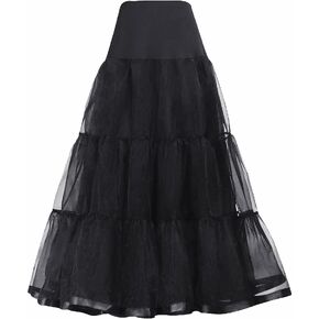 VanRose Women's Ankle Length Petticoat Bridal Wedding Slip Hoopless Crinoline Underskirt in Saudi Arabia