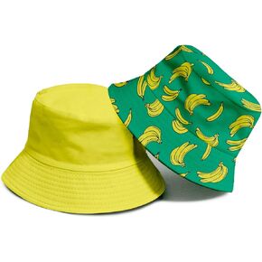 قبعات دلو صيفية من تيبسي إلفيس - قبعة ذات وجهين بتصميمات مشرقة وممتعة in Kuwait