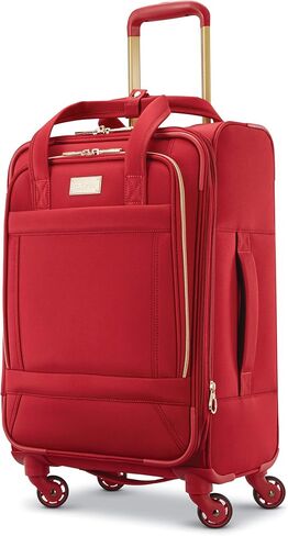 American Tourister Belle Voyage Softside Luggage with Spinner Wheels, Black, 2-Piece Set (21/25) in Kuwait