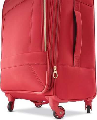 American Tourister Belle Voyage Softside Luggage with Spinner Wheels, Black, 2-Piece Set (21/25) in Kuwait