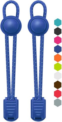VESONNY Elastic No Tie Shoelaces - Reflective Shoe laces for Kids and Adults in Saudi Arabia