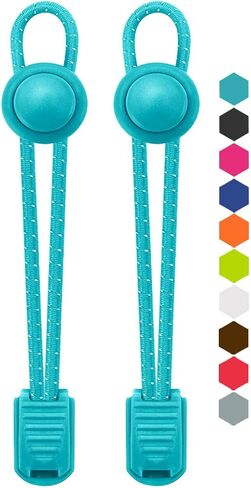 VESONNY Elastic No Tie Shoelaces - Reflective Shoe laces for Kids and Adults in Saudi Arabia