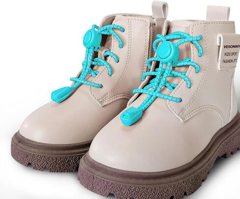 VESONNY Elastic No Tie Shoelaces - Reflective Shoe laces for Kids and Adults in Saudi Arabia