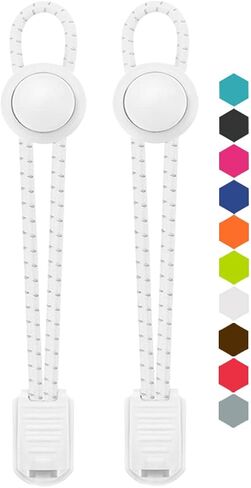 VESONNY Elastic No Tie Shoelaces - Reflective Shoe laces for Kids and Adults in Saudi Arabia