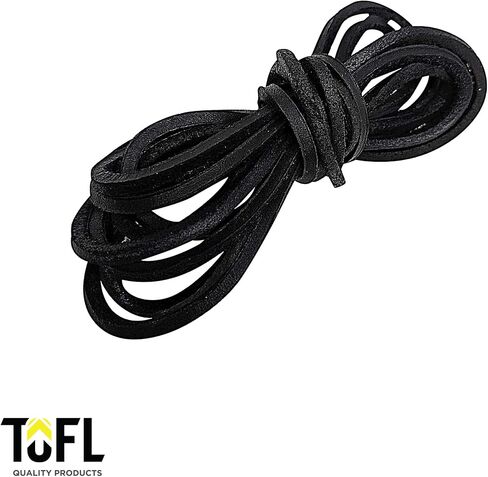 أربطة أحذية جلدية TOFL|سمك 1/8 بوصة وطول 72 بوصة|2 شريط جلدي [زوج واحد] in Kuwait