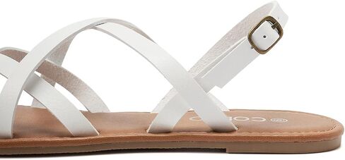 Colgo Women's Summer Strappy Flat Sandals, Adjustable Casual Fisherman Sandal with Open Toe Slingback Gladiator Sandals in Saudi Arabia