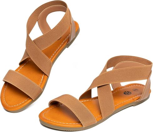 Rekayla Flat Elastic Sandals for Women in Saudi Arabia
