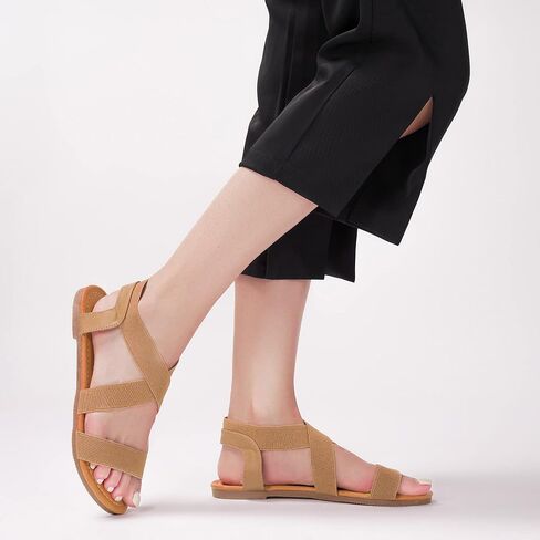 Rekayla Flat Elastic Sandals for Women in Saudi Arabia