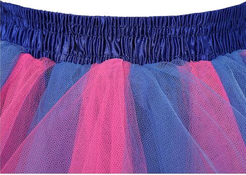 GOOBGS Musever 1950s Vintage Ballet Bubble Skirt Tulle Petticoat Puffy Tutu in Saudi Arabia
